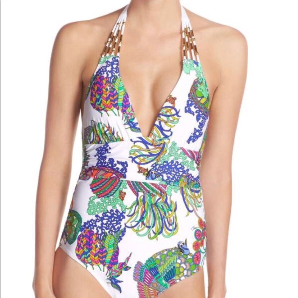 Trina Turk one piece swimsuit size 10